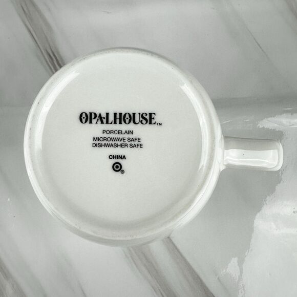 Opalhouse No Drama Llama 14oz Porcelain Mug Cup White Gray Multicolored - Picture 6 of 6